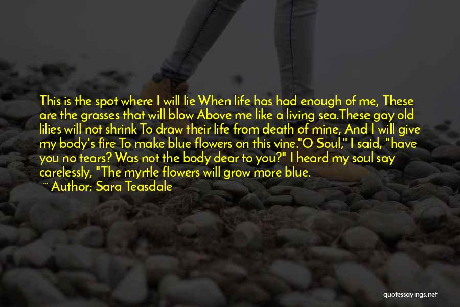 Living Carelessly Quotes By Sara Teasdale