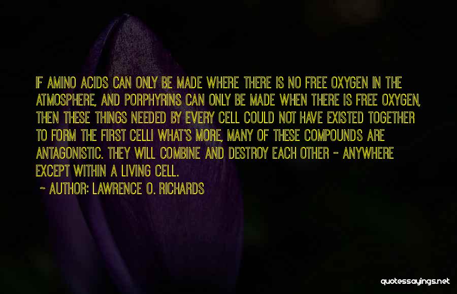 Living Free Quotes By Lawrence O. Richards