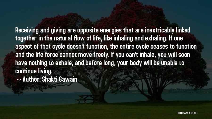 Living Freely Quotes By Shakti Gawain