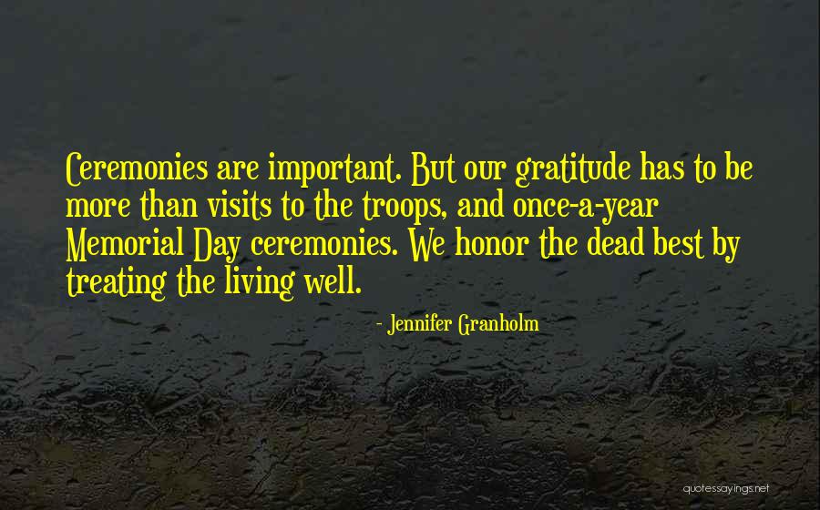 Living Gratitude Quotes By Jennifer Granholm Living Gratitude Quotes By Jennifer Granholm