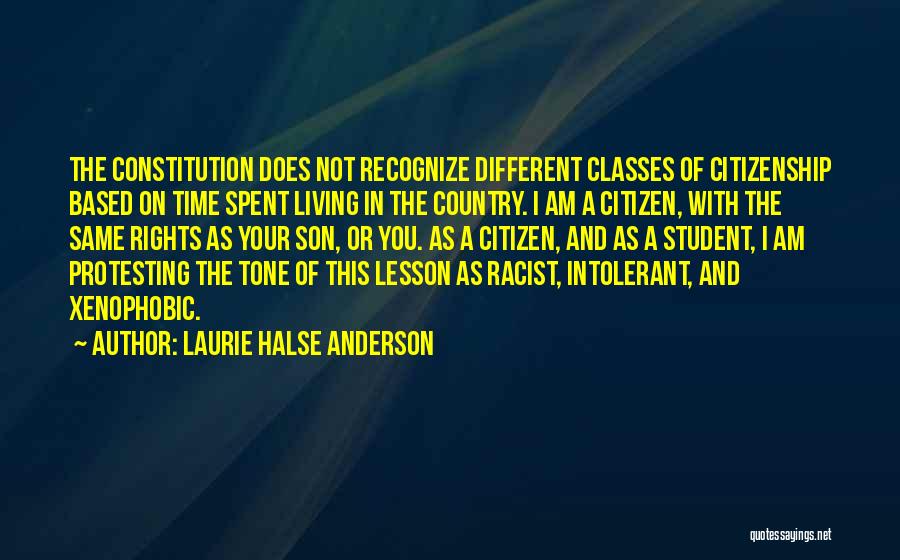 Living In A Different Country Quotes By Laurie Halse Anderson