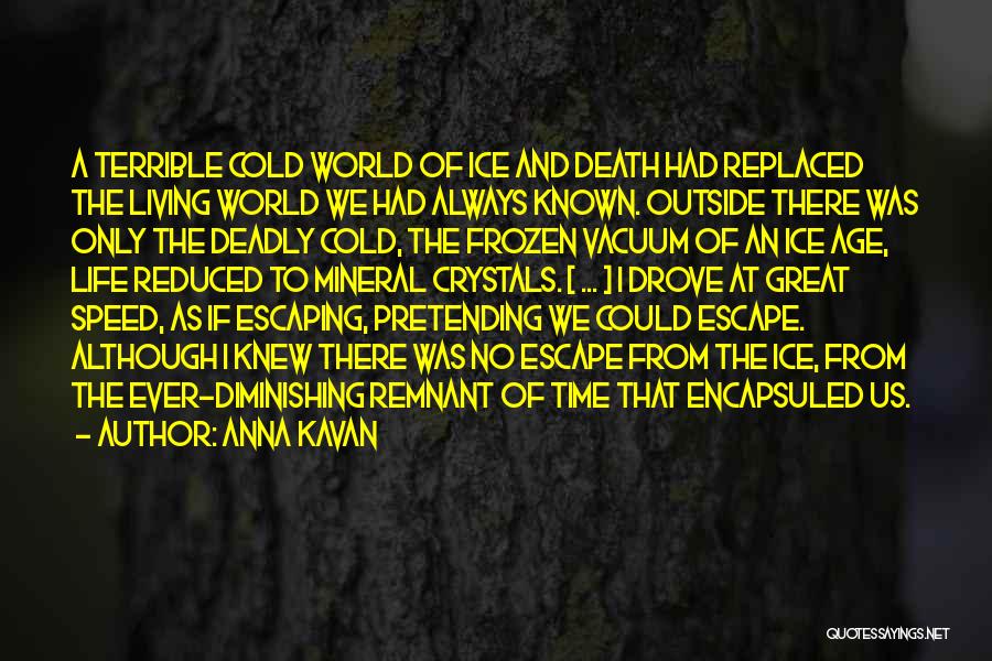 Living In A World So Cold Quotes By Anna Kavan