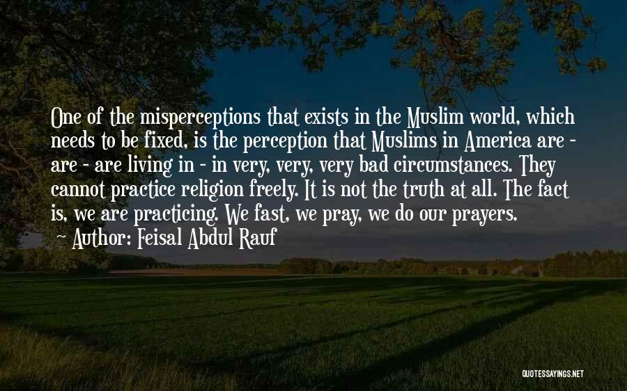 Living In America Quotes By Feisal Abdul Rauf