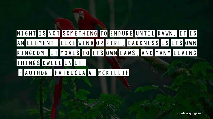 Living In Darkness Quotes By Patricia A. McKillip