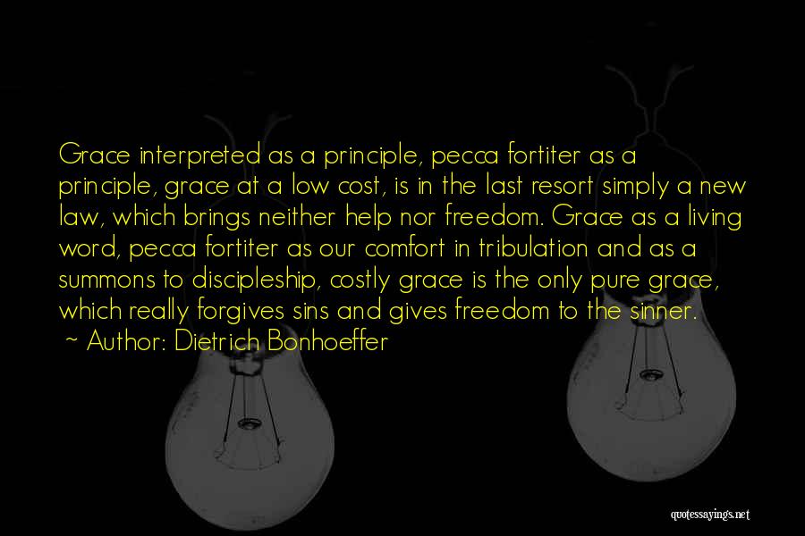 Living In Freedom Quotes By Dietrich Bonhoeffer