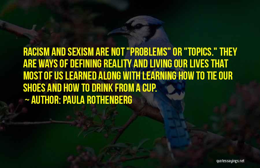 Living In My Shoes Quotes By Paula Rothenberg