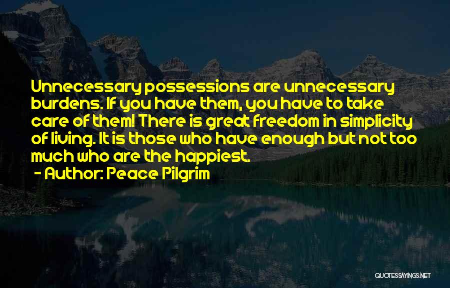Living In Peace Quotes By Peace Pilgrim