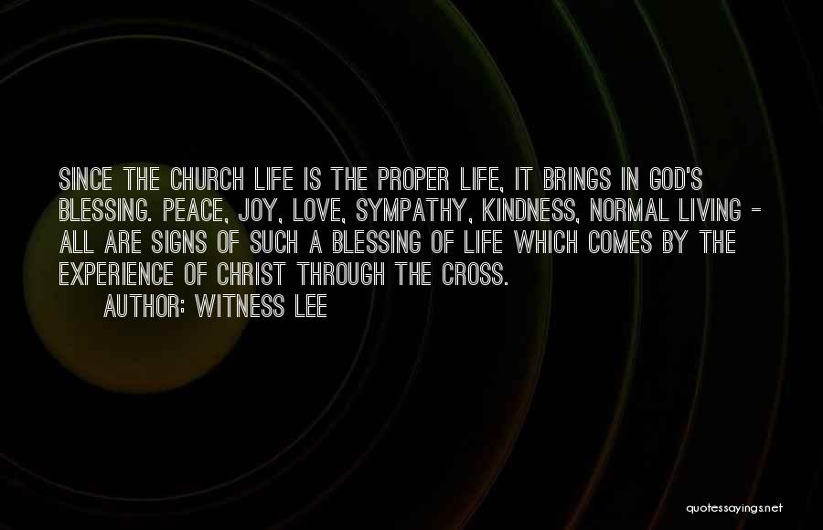 Living In Peace Quotes By Witness Lee