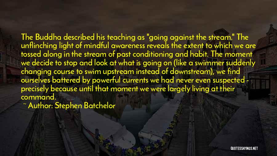 Living In The Moment Buddha Quotes By Stephen Batchelor