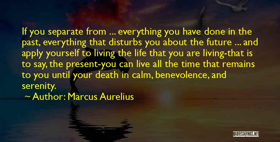 Living In The Past And Future Quotes By Marcus Aurelius