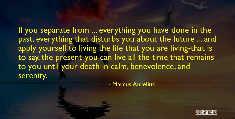 Living In The Past Present And Future Quotes By Marcus Aurelius