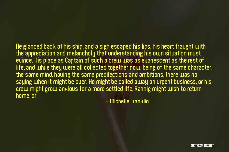 Living In The Same Place Quotes By Michelle Franklin Living In The Same Place Quotes By Michelle Franklin