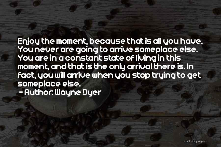 Living In This Moment Quotes By Wayne Dyer