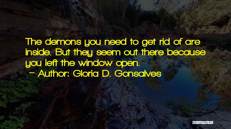 Living Inside Out Quotes By Gloria D. Gonsalves