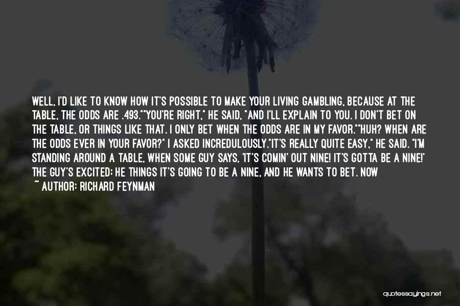 Living Inside Out Quotes By Richard Feynman