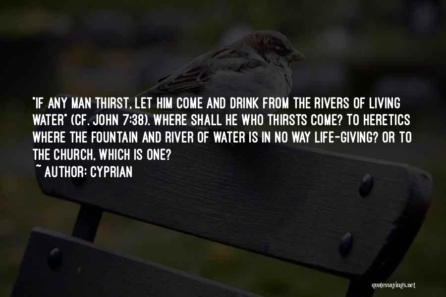 Living Is Giving Quotes By Cyprian