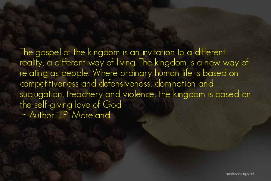 Living Is Giving Quotes By J.P. Moreland