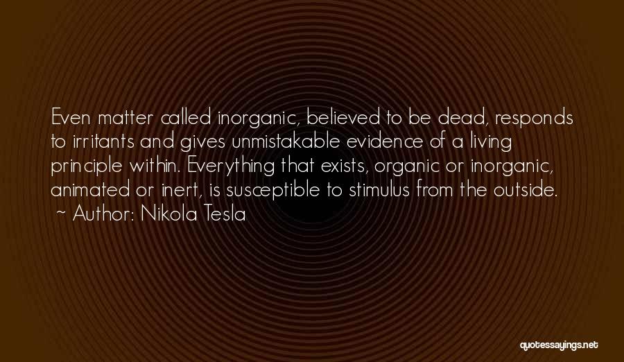 Living Is Giving Quotes By Nikola Tesla