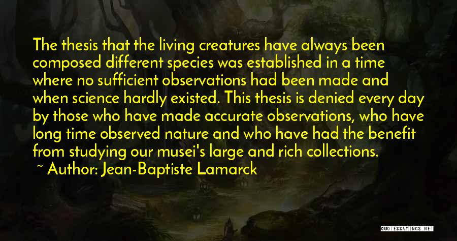 Living Large Quotes By Jean-Baptiste Lamarck
