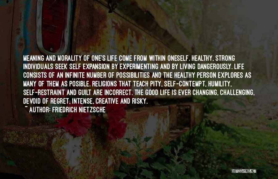 Living Life Dangerously Quotes By Friedrich Nietzsche