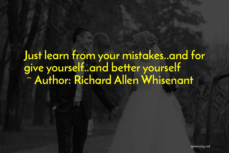 Living Life For Yourself Quotes By Richard Allen Whisenant