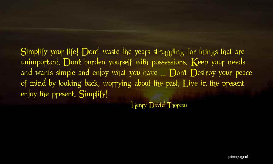 Living Life In The Present Quotes By Henry David Thoreau Living Life In The Present Quotes By Henry David Thoreau