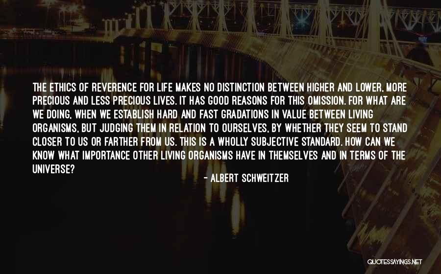 Living Life On Your Own Terms Quotes By Albert Schweitzer