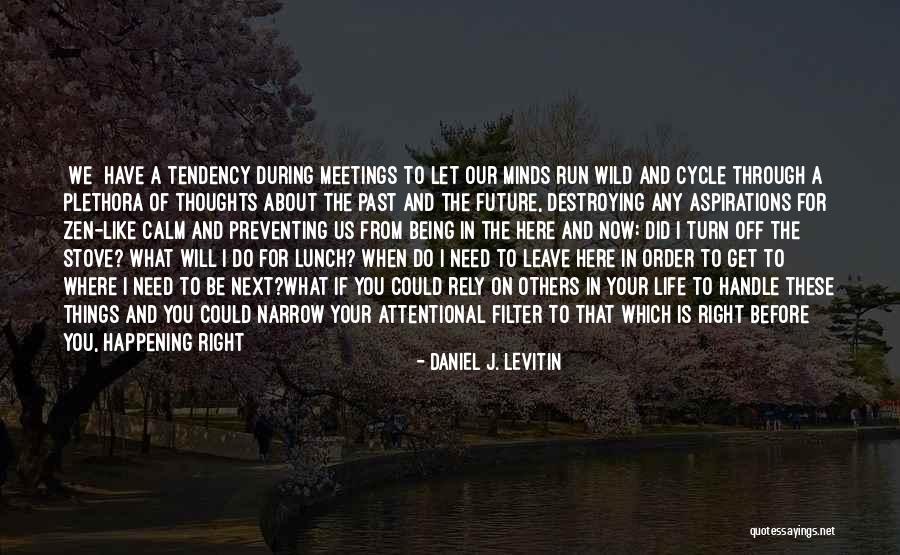 Living Life Right Quotes By Daniel J. Levitin