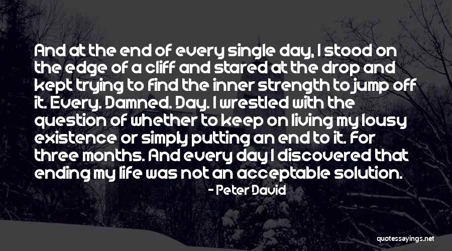 Living Life Simply Quotes By Peter David