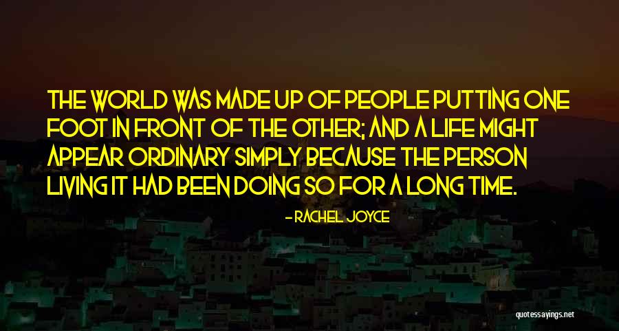 Living Life Simply Quotes By Rachel Joyce