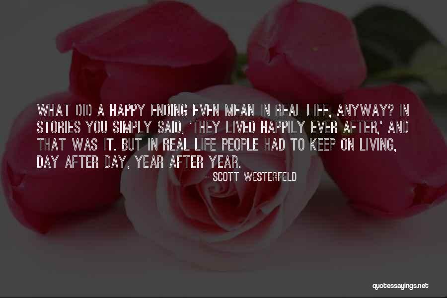 Living Life Simply Quotes By Scott Westerfeld