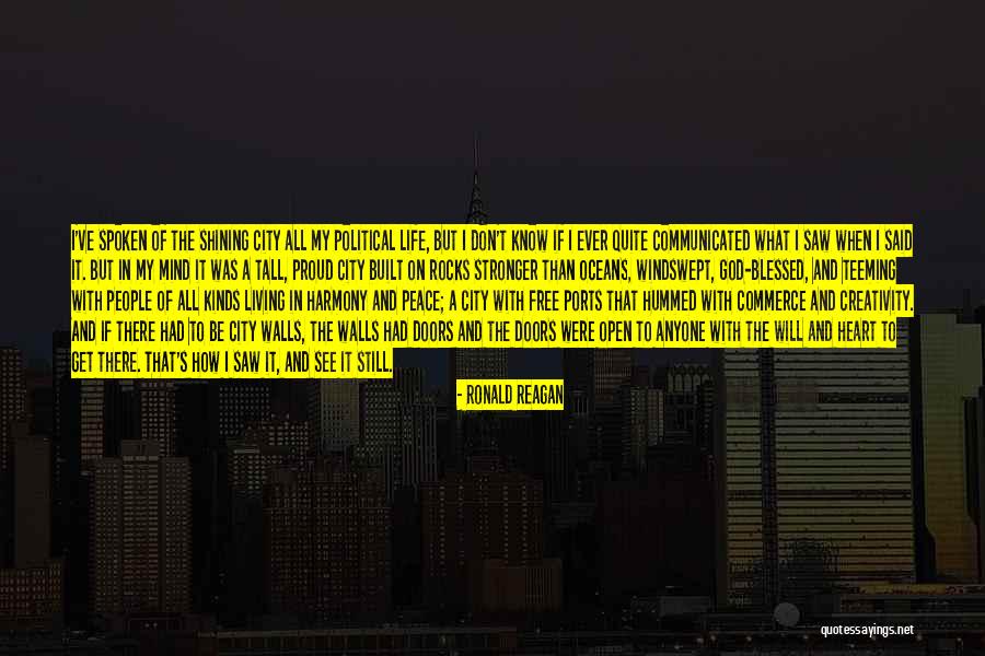 Living Life With An Open Heart Quotes By Ronald Reagan Living Life With An Open Heart Quotes By Ronald Reagan