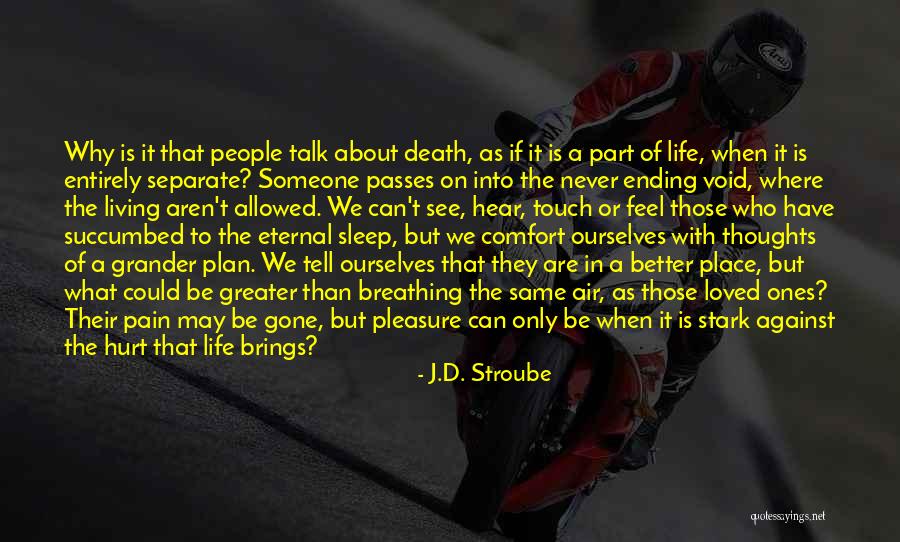 Living Life With Friends Quotes By J.D. Stroube