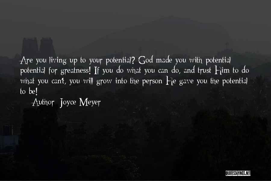 Living Life With God Quotes By Joyce Meyer