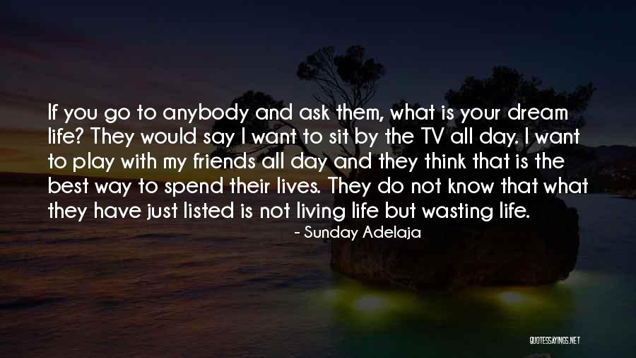 Living Life With What You Have Quotes By Sunday Adelaja