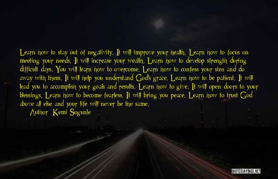 Living Life With Your Love Quotes By Kemi Sogunle