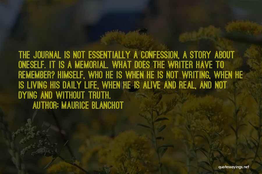 Living Not Dying Quotes By Maurice Blanchot