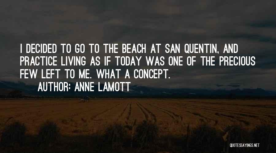 Living On The Beach Quotes By Anne Lamott