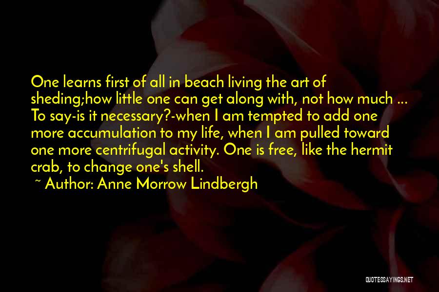 Living On The Beach Quotes By Anne Morrow Lindbergh