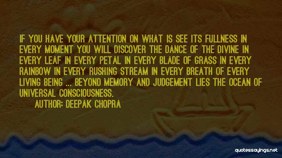 Living On The Ocean Quotes By Deepak Chopra