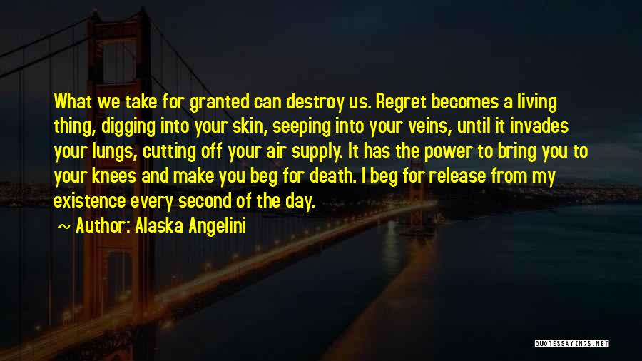 Living On Your Knees Quotes By Alaska Angelini