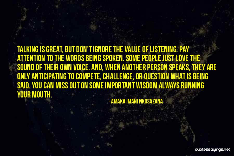 Living On Your Own Quotes By Amaka Imani Nkosazana