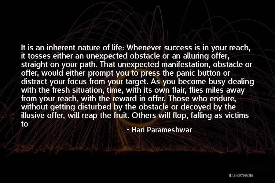 Living On Your Own Quotes By Hari Parameshwar