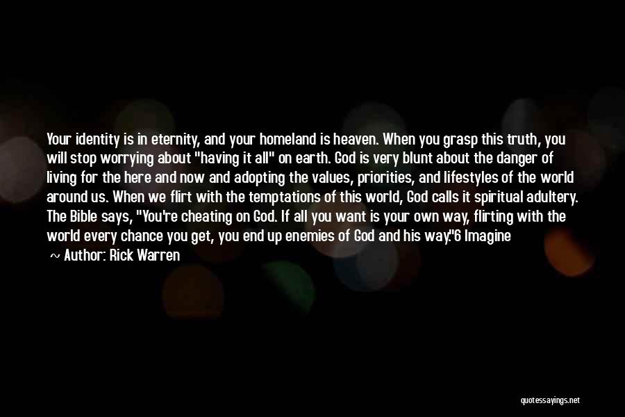 Living On Your Own Quotes By Rick Warren