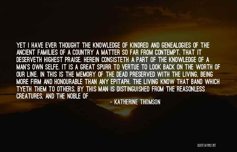 Living Out In The Country Quotes By Katherine Thomson