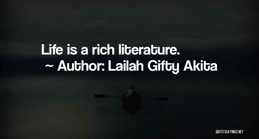 Living Rich Life Quotes By Lailah Gifty Akita