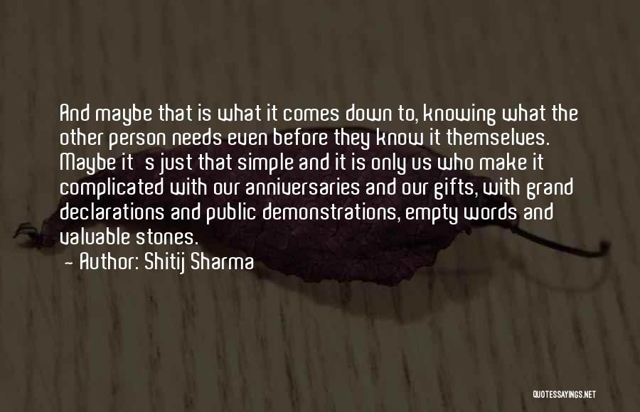 Living Simple Life Quotes By Shitij Sharma