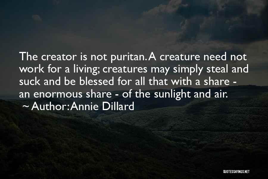 Living Simply Quotes By Annie Dillard