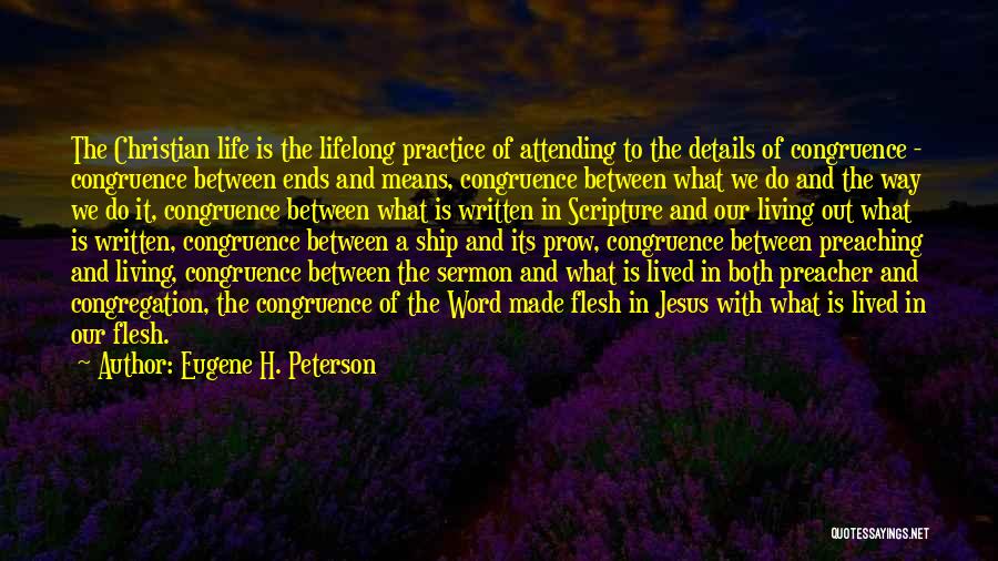 Living The Christian Life Quotes By Eugene H. Peterson