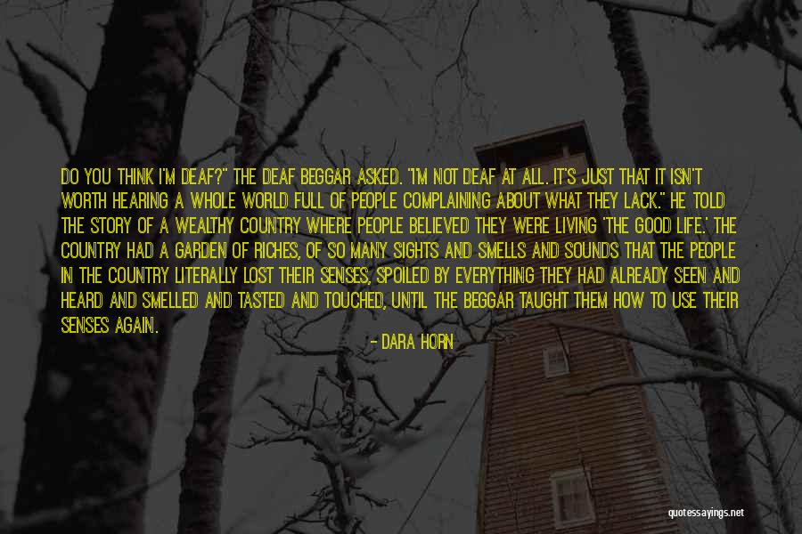 Living The Country Life Quotes By Dara Horn